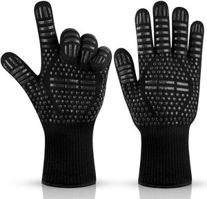 Guantes de Barbacoa Resistentes al Calor 932F con Protección Extrema, Impresos, de Aramida, Certificados EN407/CE, Venta al Por Mayor - Product Image 1