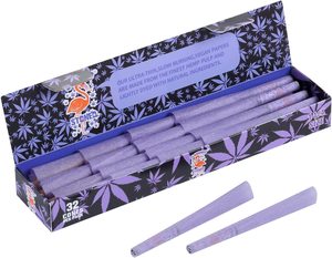 King Size Pre Printing Rolling Paper Cones Pre Roll Cone Paper Raw Pre Rolled Cones