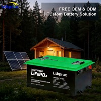 Batería LiFePO4 38.4V 100AH Grado A 6000 Ciclos Ciclo Profundo Almacenamiento Doméstico RS485 BMS Inteligente Terminal M8 CE RoHS IP67 OEM ODM