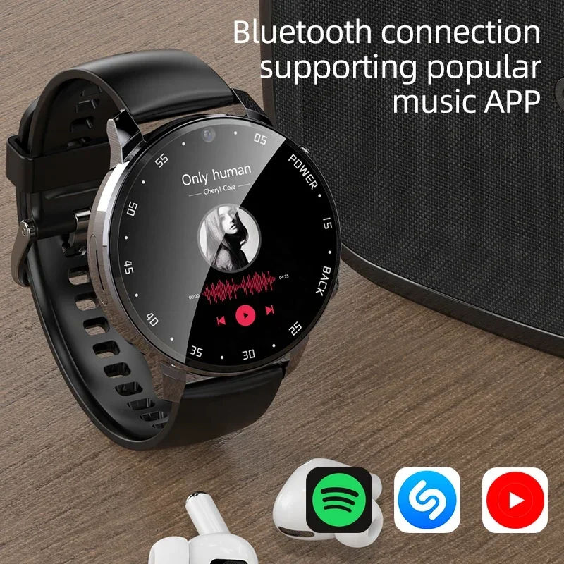 ORANGLES 4G NET NEW H18 Global Android Smartwatch Men Dual HD Camera Full Touch Screen HeartRate IP67 Waterproof Smart Watch 64G SIM Call - full product showcase - displaying specifications - Image 5 of 6 | adapts to any space | 4G NET NEW H18 Global Android Smartwatch Men Dual HD Camera Full Touch Screen HeartRate IP67 Waterproof Smart Watch 64G SIM Call deal New Jersey | Free Shipping ORANGLES