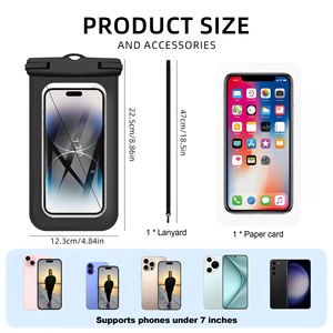 Custodia Impermeabile per Telefono, Protezione Regalo per <span class=keywords><strong>iPhone</strong></span> 17 16 15 14 <span class=keywords><strong>13</strong></span> 12 11 <span class=keywords><strong>Pro</strong></span> Max Plus Air, Galaxy S25 - Product Image 4