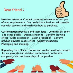 Collier Lumineux LED 3D Empilé Grand Prix de Championnat en Gros, LOGO d'Équipe NFL en Mousse EVA, Chaîne pour Fans de Sport - Product Image 2