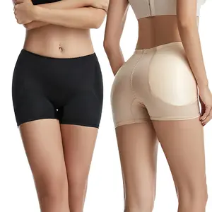2022 사용자 정의 로고 플러스 사이즈 도매 Fajas 콜롬비아 여성 엉덩이 짧은 레이디 패딩 바디 엉덩이 증강 바지 셰이퍼