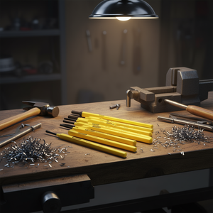 Kit de poinçons Stanley de 1/16 à 1/4 pouces, 6 pièces, pour le travail des métaux et les tâches de précision - Product Image 3