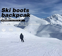 Sac à bottes de ski personnalisé pour hommes et femmes, sac à dos de sport d'hiver avec sangle, accessoires pour casque et gants de snowboard, OEM ODM