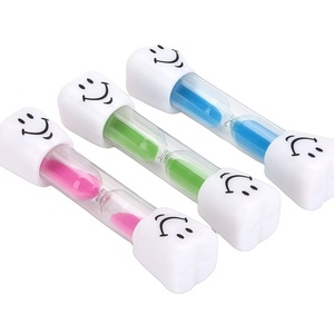 Temporizador de Cepillado de Dientes con Forma de Diente Sonriente para Niños, Reloj de Arena de 1/2/3/5 Minutos, Temporizador de Arena Bonito para Niños, Regalo para el Cuidado Bucal en Clínicas Dentales - Product Image 3