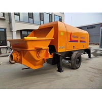 Pompe à béton pour le transfert vertical de mortier et de ciment, camion pompe à béton diesel
