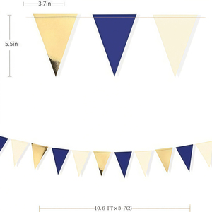 Bannière de fond photo triangulaire 3M à motif floral pour anniversaires, baby showers, Halloween, Nouvel An, Pâques, et fêtes du Nouvel An chinois - Product Image 3