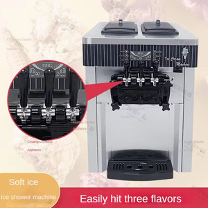 Máy làm kem mềm thương mại sữa trà cửa hàng sữa chua mùa hè Máy làm kem công suất lớn Máy tính để bàn Máy làm kem - Product Image 5