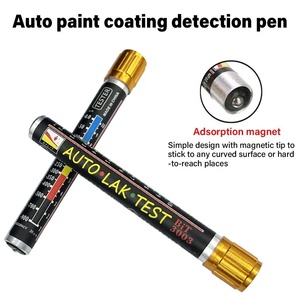 Probador rápido de pintura, medidor de indicación de <span class=keywords><strong>punta</strong></span> de prueba con probador de espesor de revestimiento de choque magnético para herramientas de reparación de automóviles - Product Image 2