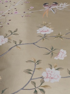 <span class=keywords><strong>Papel</strong></span> <span class=keywords><strong>Tapiz</strong></span> Mural Floral con Hojas Doradas en 3D Pintado a Mano Personalizado, Decoración de <span class=keywords><strong>Pared</strong></span> de Lujo China <span class=keywords><strong>para</strong></span> Dormitorio, Sala de Estar y Comedor - Product Image 3