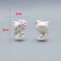 Figurine Mini KT très populaire, patch décoratif en PVC pour coque de téléphone, accessoire de décoration et de collage