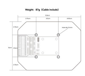 CUAV CAN PDB V5 Plus X7 <span class=keywords><strong>Pro</strong></span>, Placa Base para Controlador Ardupilot Pixhawk, Placa Base para Dron UAV, Vuelo de Alta Precisión - Product Image 6