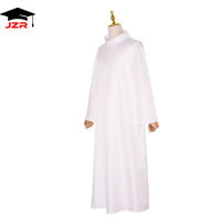 Hommes Église Pasteur Célébrant Chasuble Prêtre Vintage Robe Robe Cape Soutane Vêtement Clergé Chœur Robes