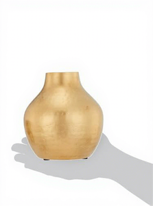 <b>Gold</b> Flower <b>Vase</b> with Rust Resistant Coating Stylish Decorative Metal Pot <b>Vase</b> Compact Design for Modern Home Office Tabletop - Product Image 4