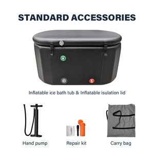 เครื่องทำความเย็นแบบพกพาสำหรับนักกีฬา ดีไซน์ใหม่ ใช้สำหรับการฟื้นฟูร่างกายด้วยการแช่น้ำเย็น พร้อมระบบโอโซน ใช้ระบบทำความเย็นด้วยน้ำ พร้อมตัวกรอง - Product Image 6