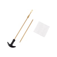 Kit de Limpieza Universal de Fábrica: Varillas de Latón Sólido, Cepillo de Bronce para Limpieza de Cañones, Paño de Algodón, para Accesorios de Caza