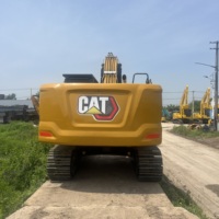 Excavatrice hydraulique CAT330GC d'occasion, faible nombre d'heures de fonctionnement, hydraulique stable pour les travaux de fondation routière