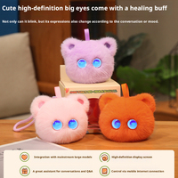 Juguete de Peluche Interactivo Mart AI Chat Elf Cat, Muñeco de Peluche con Expresiones Cambiantes, Juguete Educativo para Niños, Regalo