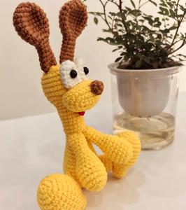 Venta Directa de Fábrica: Adornos de Muñecas Odie Hechos a Mano, Encantadores Colgantes Personalizados para Mochilas, Materiales Premium, Colgante de Ganchillo - Product Image 3