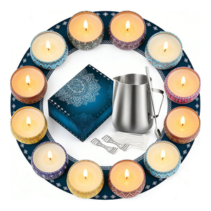 Vela de recuerdo para boda, elegante tarro aromático de mezcla de soja, regalo para invitados, recuerdo de ceremonia, exhibición de boutique, recuerdo. - Product Image 5