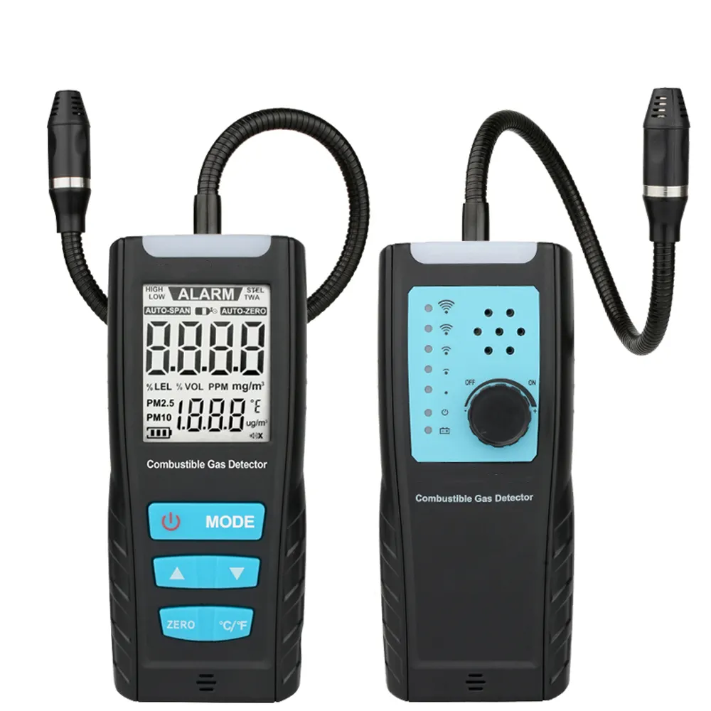 Газоанализатор, измеритель, Автомобильный датчик горючих газов, детектор качества воздуха, детекторы утечки газа с сигнализацией для MESTEK