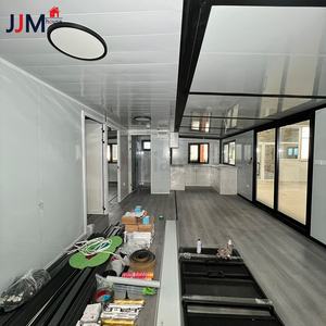 مبنى مكتبي من حاويات الشحن الفولاذية القابلة للطي مقاس 20 قدم و40 قدم من JJM House مع غرفة نوم ومطبخ وحمام - معزول ومقاوم للماء - Product Image 4