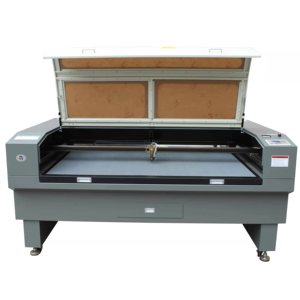 آلة قطع بالليزر للأقمشة والجلود والخشب والمعادن، ماكينة قطع ليزر CNC بالألياف وثاني أكسيد الكربون بقوة 100 واط و130 واط و150 واط، موديل 1390 و1610 - Product Image 2