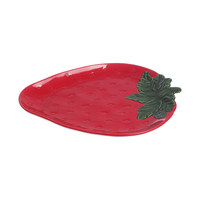 Service de table en céramique personnalisé avec motif fraise vintage, comprenant un bol, vaisselle en porcelaine pour une célébration mignonne