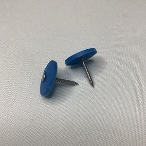 China fornecedor preço baixo cabeça redonda grande tampa de plástico unhas para construção - Product Image 2