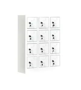 Leverancier Directe Mobiele Telefoon Laadstation Stalen Lockers Moderne 12/15 Deuren Metalen Smart Phone Oplader Locker Kast