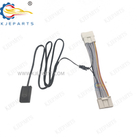 Connecteur 28 broches pour voiture Décodeur vidéo Câblage complet avec interrupteur Adaptateur Harnais Câble pour Toyotas Car DVD