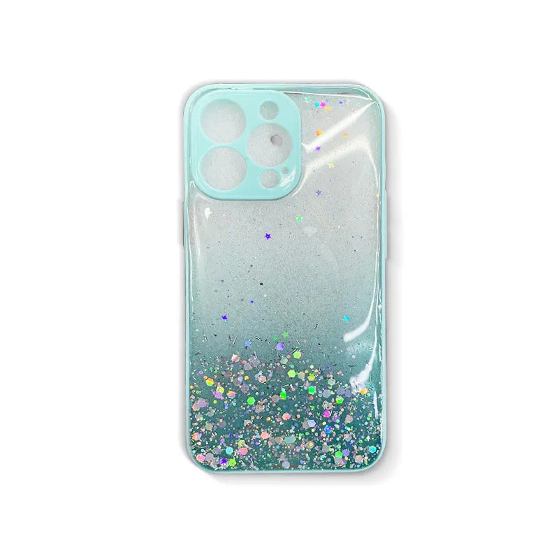 Funda de teléfono geled con brillante, carcasa de teléfono con cielo estrellado para Iphone 11 12 13