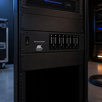 Amplificateur de puissance professionnel JSL 8 canaux 8x350W 2U pour montage en rack
