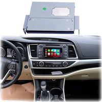 Boîtier décodeur sans fil portable Linux 8 pouces USB intégré pour tableau de bord Highlander 2015-2018 avec CarPlay, Android Auto et Mirror Link - Garantie 1 an