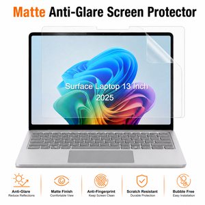 ฟิล์มกันรอยแบบด้านสำหรับ <span class=keywords><strong>Microsoft</strong></span> <span class=keywords><strong>Surface</strong></span> Laptop 13 นิ้ว รุ่นปี 2025 ป้องกันแสงสะท้อน ป้องกันรอยนิ้วมือ วัสดุ PET <span class=keywords><strong>ราคา</strong></span>ส่ง - Product Image 1