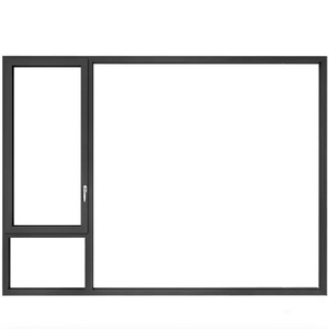 Chất lượng cao tùy chỉnh thiết kế hiện đại khung nhôm cửa sổ năng lượng hiệu quả đôi kính cách nhiệt - Product Image 5