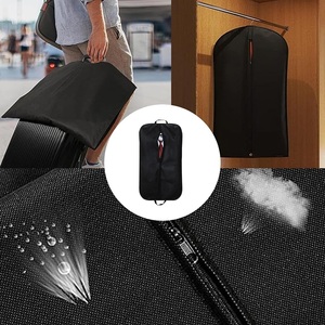 Robes de mariée non tissé avec logo imprimé en gros paquet sac à vêtements anti-poussière respirant robe couverture de costume pour voyage - Product Image 4