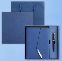 2025 impression de logo personnalisé A5 journal quotidien planificateur cahier coffret cadeau cahier en cuir à couverture rigide de luxe avec stylo