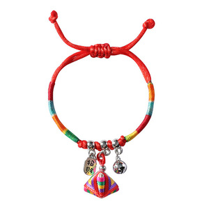 Five Colored Rope Bracelet Handmade <b>Braided</b> For Children Babies Adults Dragon Boat Festival Rice Dumpling <b>Accessories</b> Jewelry - Product Image 4