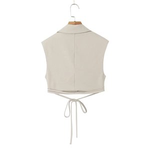 2 pz abbigliamento donna manica lunga <span class=keywords><strong>gilet</strong></span> kaki cappotti <span class=keywords><strong>con</strong></span> pantaloni Sexy autunno tute sportive - Product Image 3