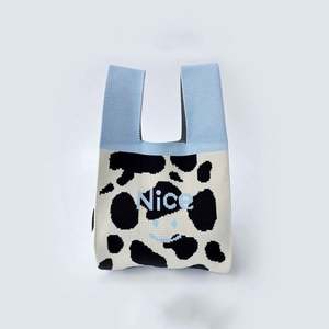 Bolso de Mano Tejido con Diseño de Corazón y Flores, Mini Bolso de Regalo Personalizado para Boda, Bolso de Mano con Nudo, Bolso Tote de Ganchillo - Product Image 6