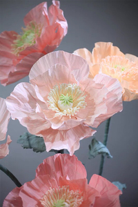 L-001 2026 Nuovo Design Gigante di Papaveri Misti per Decorazioni di Matrimoni, Centri Commerciali e Hotel - Product Image 4