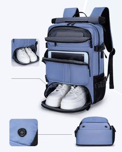 Large Capacity Travel <b>Backpack</b> Business Laptop <b>Backpack</b> Overnight Duffel Bag Daypack <b>with</b> Shoes <b>Compartment</b> - Product Image 3