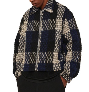 XUCHANG OEM personalizzato Casual da <span class=keywords><strong>uomo</strong></span> di alta qualità con Zip a maniche lunghe giacca di <span class=keywords><strong>lino</strong></span> - Product Image 1