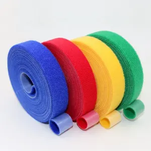 Factory Price Custom Different Size Hook And Loop Tape High Quality Velcroes Fastener Tape Velcroes Cable Ties