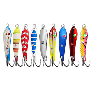 Raylor vente en gros – Nouveaux leurres de pêche à la cuillère en métal (fer) personnalisés, <span class=keywords><strong>pas</strong></span> chers, avec hameçons lents de 11g, 16g, 21g, 26g - Product Image 4