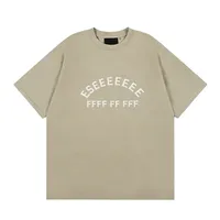 Ensemble T-shirt et short tricoté de luxe écoresponsable pour homme Essentials – Coton à manches courtes avec lettres, coupe large, design tendance pour couple, mode été