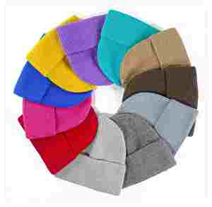Gorro de Punto Personalizado Unisex para Clima Frío, Cálido, 100% Acrílico, Color Sólido - Product Image 1
