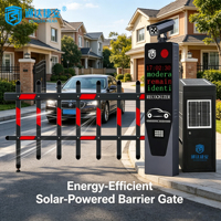 Barrière de stationnement solaire anti-collision, sans balais, double sens, à haut rendement énergétique pour les communautés résidentielles